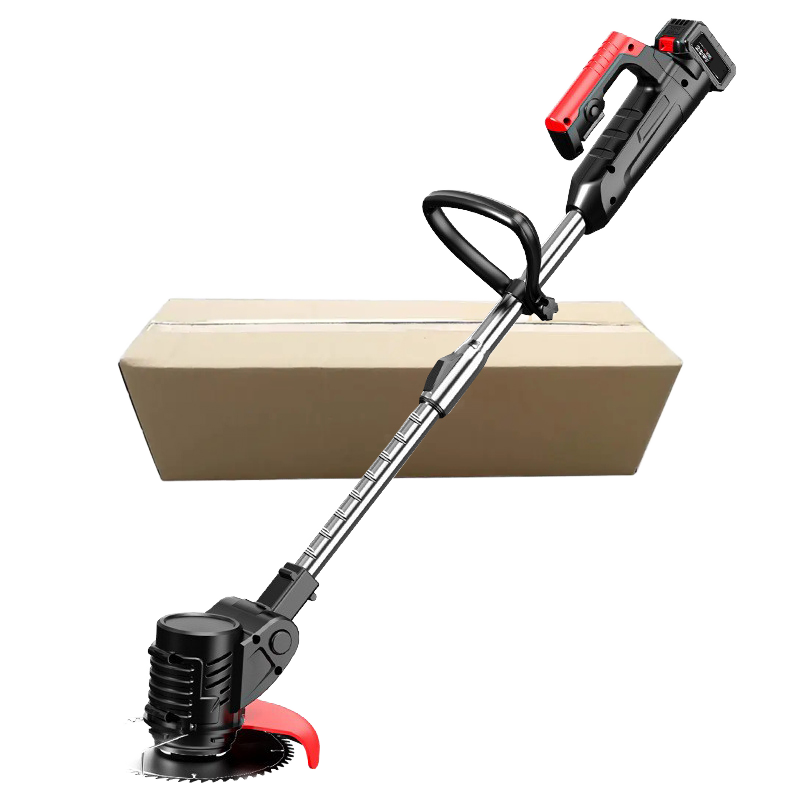 Power Tools Cordless - リチウム電動草刈り機 コードレス芝刈り機 ホイール付き ポータブル草刈り機 ガーデン剪定電動工具