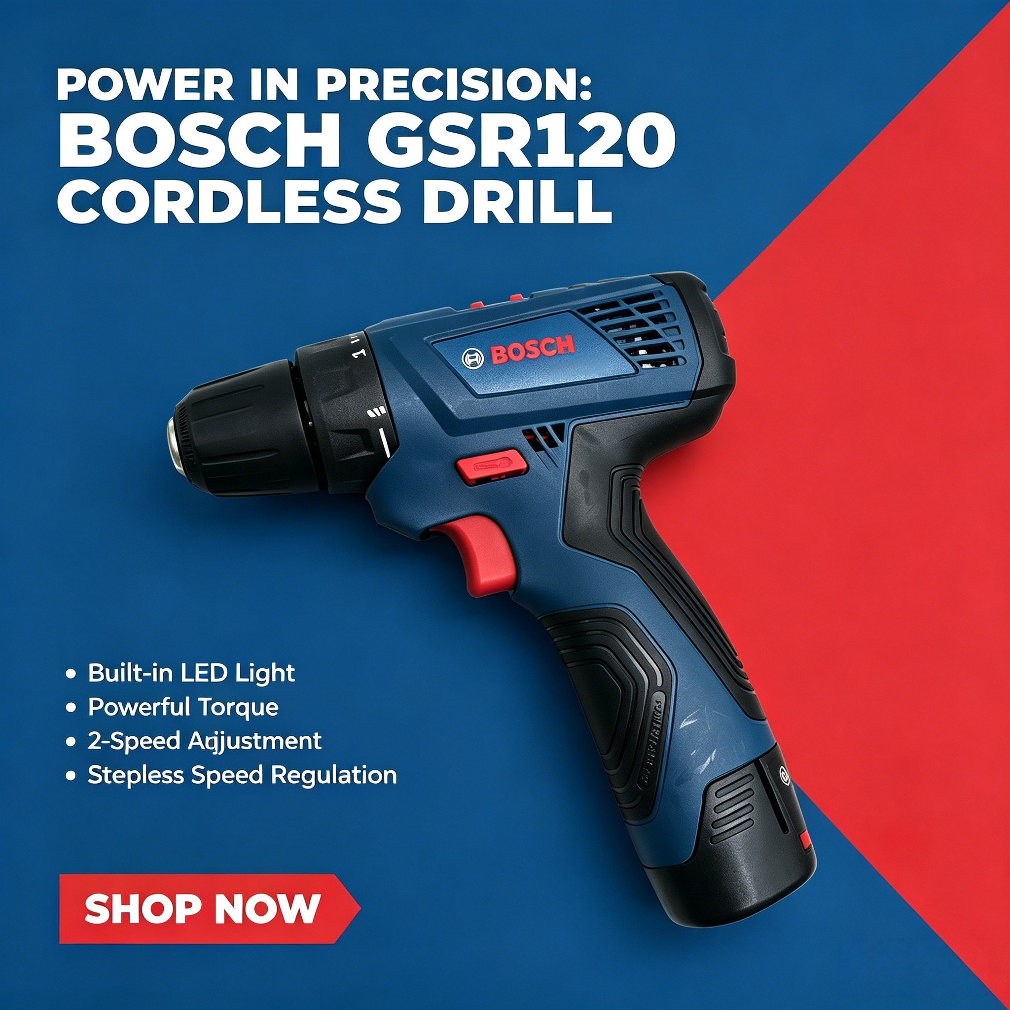 Power Tools Cordless - ボッシュプロフェッショナル電動ドリル GSR120 12V コードレス電動ハンドドリル多機能家庭用 DIY ドライバー電動工具
