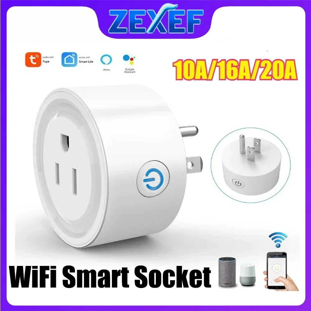 Power Tools Google - Wifi リモートスマートプラグ US/EU 20/16/10A パワーモニター Yandex