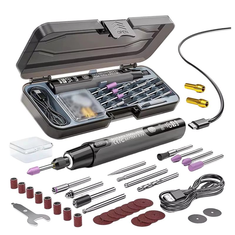 Power Tools Brand - FYBL-ワイヤレス電動ミニグラインダー 3.7V 10000-16000R 彫刻ペン コードレスマイクロ回転工具ドリル
