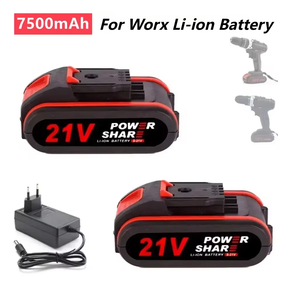 Power Tools Brand - 21V 大容量充電式リチウムイオンバッテリー WORX 18V 20V 電動のこぎり電動ドリルおよびガーデンパワーツール用
