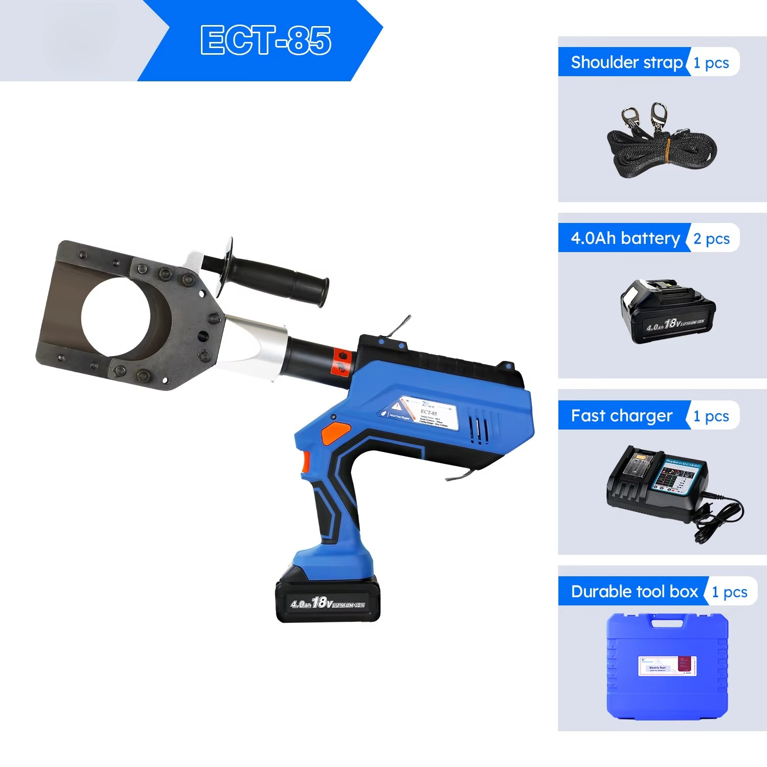 ECT-85 強力85mm OEM工場CE認証済み費用対効果 - Power Tools Battery のレビューと価格