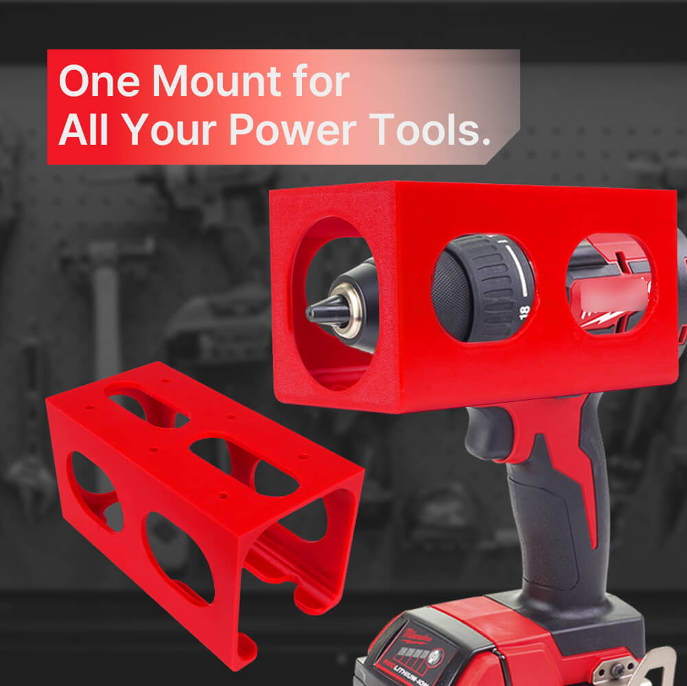 ユニバーサル18Vドリル壁掛けホルダー、コードレス電動ドリル - Power Tools Brand のレビューと価格