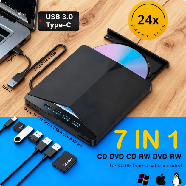 デスクトップPC、ノートパソコン用のリーダー、バーナー、プレ - Power Tools Windows 11 のレビューと価格