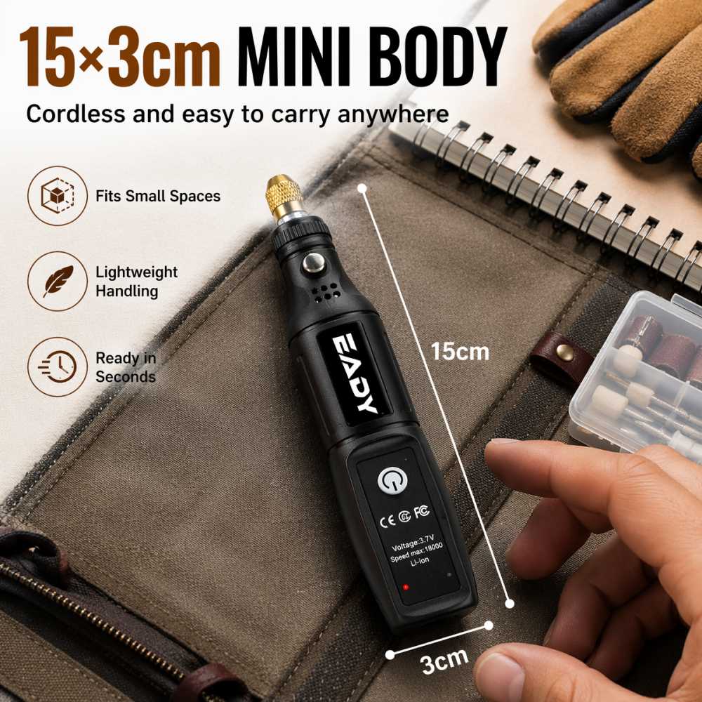 コードレスミニ電動ドリルロータリーツール – 研磨、研削、彫 - Power Tools Brand のレビューと価格