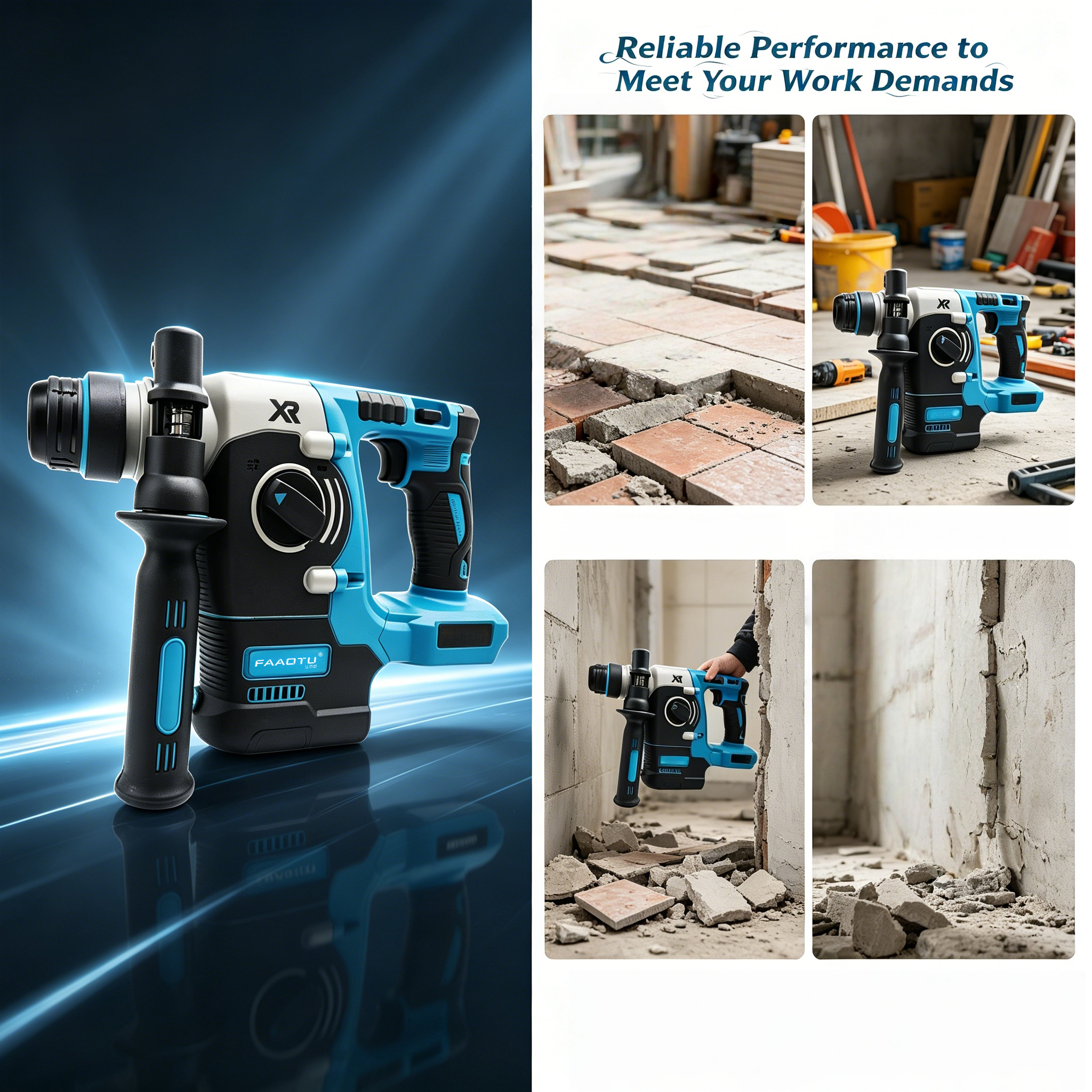 FAAOTU 273 電動コードレスブラシレスハンマードリル - Power Tools Brand のレビューと価格