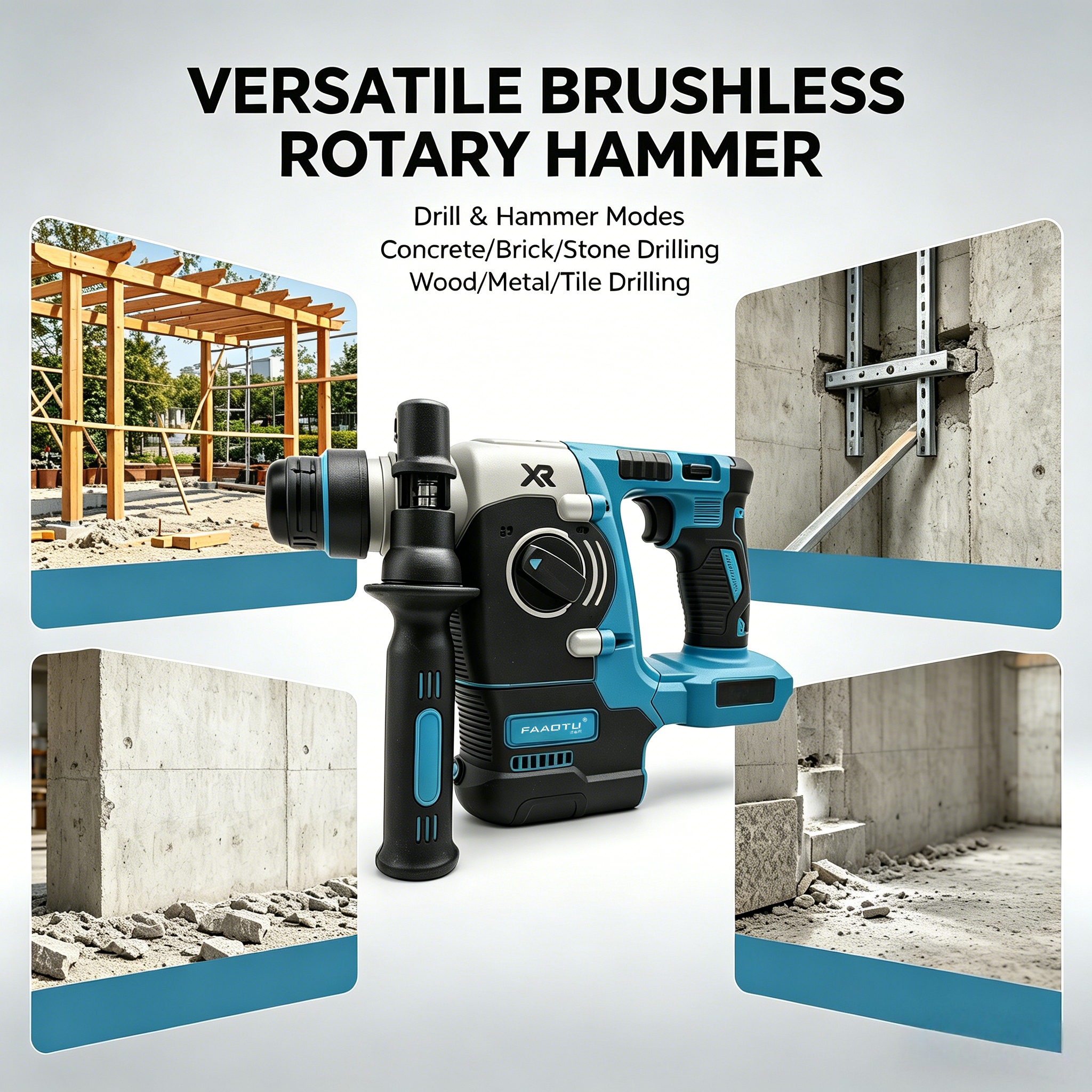 FAAOTU 273 電動コードレスブラシレスハンマードリル - Power Tools Cordless のレビューと価格