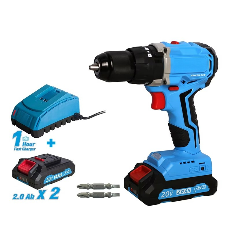 20Vコードレスブラシレスドリルパワーツールセット、リチウム - Power Tools Cordless のレビューと価格