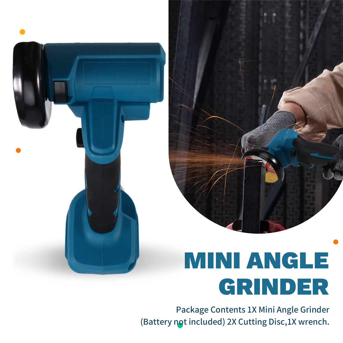 A002 ミニアングルグラインダー 3 インチコードレス研磨 - Power Tools Cordless のレビューと価格